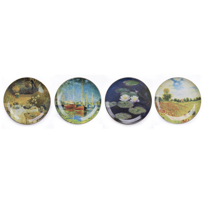Waterside Claude Monet Porcelain Plate Set
