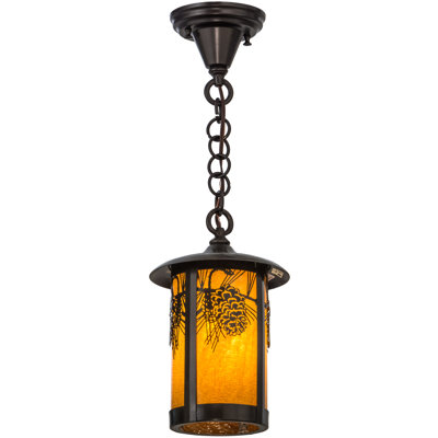 Luminaire suspendu cylindrique 1 lumières Wyona