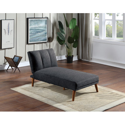 Méridienne réglable en polyfibre, canapé de salon