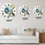 Horloge murale moderne paysage minimaliste de montagnes avec lune II-60186714