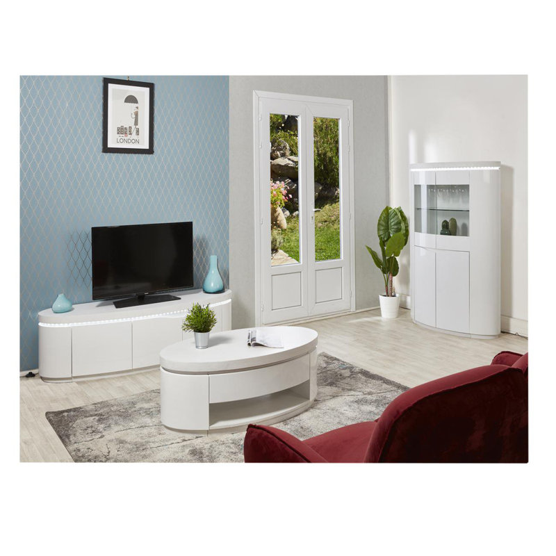 Gregg TV Stand for TVs up to 88", White