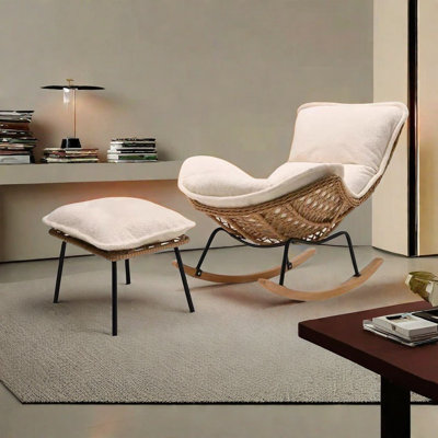 Chaise berçante Casual Light Luxury Home
