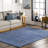 Mahita Moroccan Power Loom Performance Blue Rug-915993155