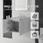 Meuble-lavabo flottant avec lavabo