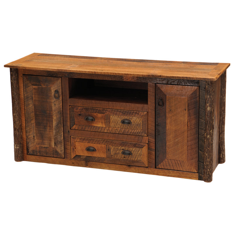 Meuble télé Fireside Lodge Appalachian, Noyer Blanc
