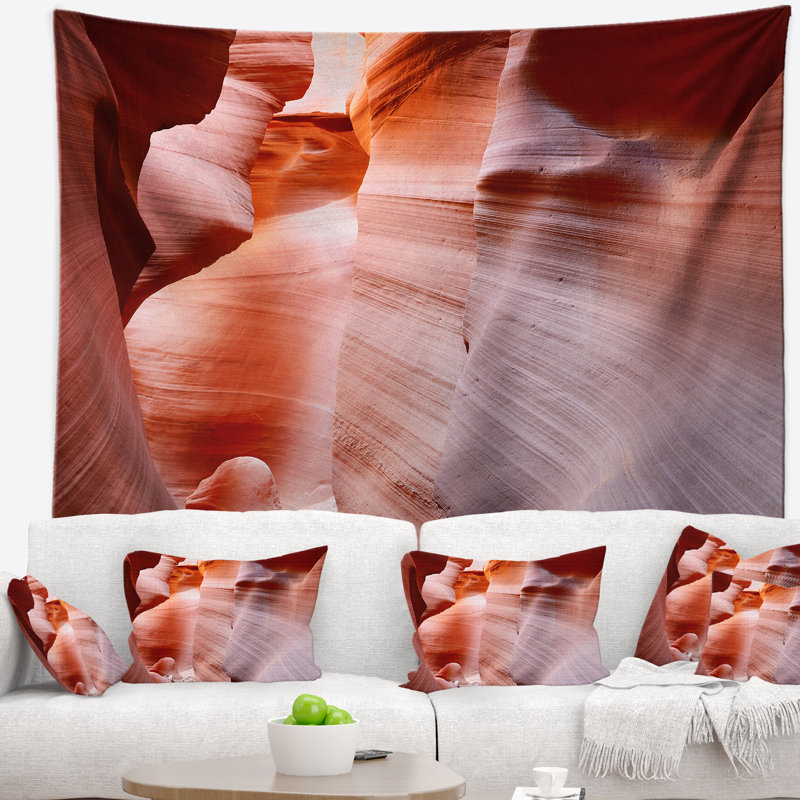 Tapisserie Schafer Sun Rays in Antelope Canyon, H 50 po x l 60 po