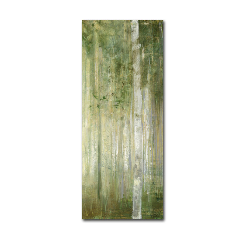 Wrapped Canvas Wall Art - Julia Purinton 'Resolutions Panel II' Wall Art for Living Room, Bedroom, or Office Décor - 10x24