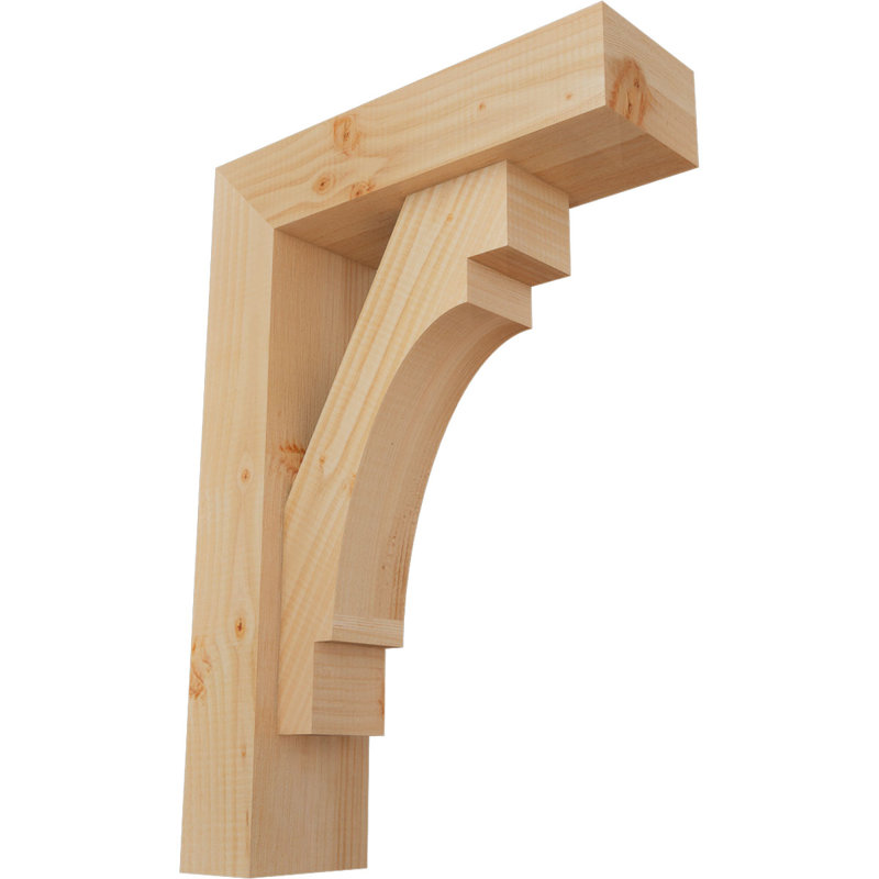 Support Merced Block avec support décalé, 26 x 18, Sapin Douglas de l 5 1/2 po (lisse)