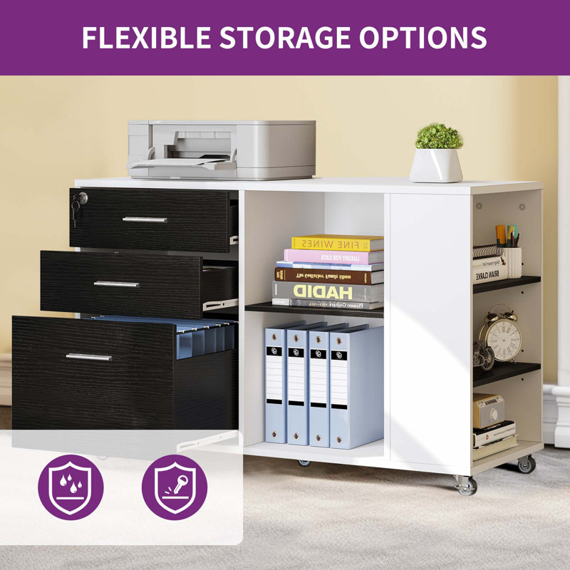 Danielian Filing Cabinet with Adjustable Shelves