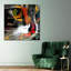 Chat abstrait sur toile-1603824324