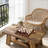 Rustic Tea Table,Spacious Coffee Table,2-Tier Center Table