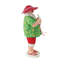 Figurine possible rêve de père Noël au bord de la mer 10,5 pouces