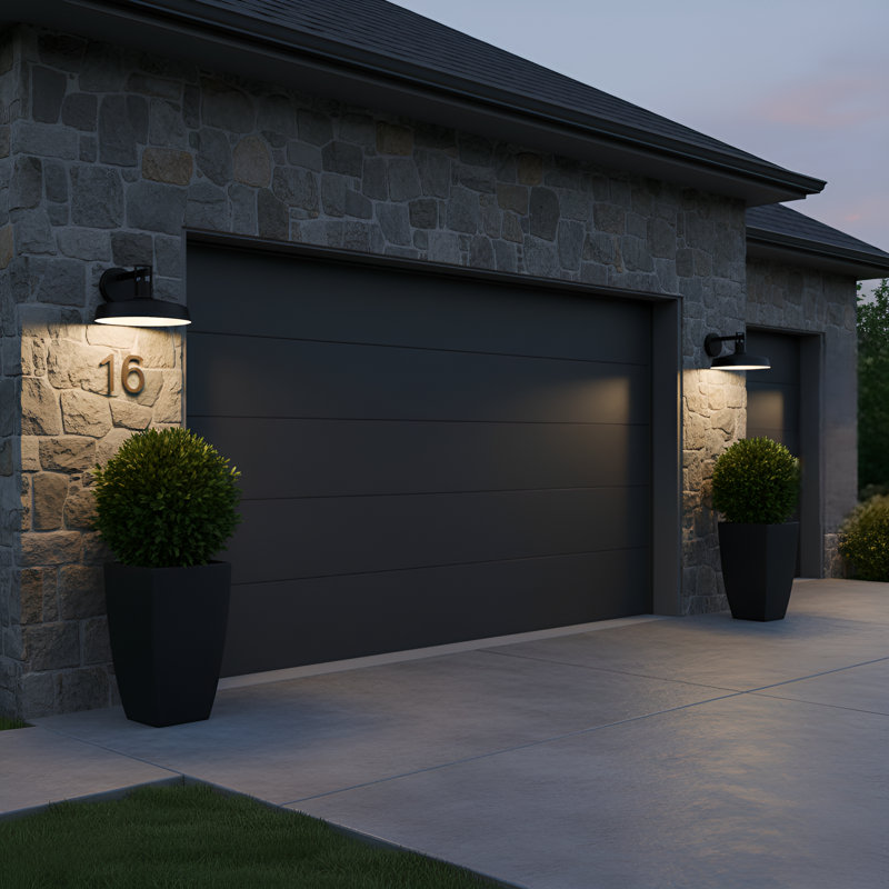 Lanterne murale d'extérieur 1 lumière Karson, H 9 po x l 14 po x P 14,5 po
