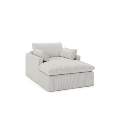 Luna Slipcovered Chaise