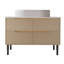Meuble-lavabo moderne avec lavabo, meuble-lavabo sur pied ou mural