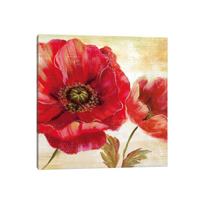 «Passion for Poppies I» par Nan - reproduction d'art sur toile tendue