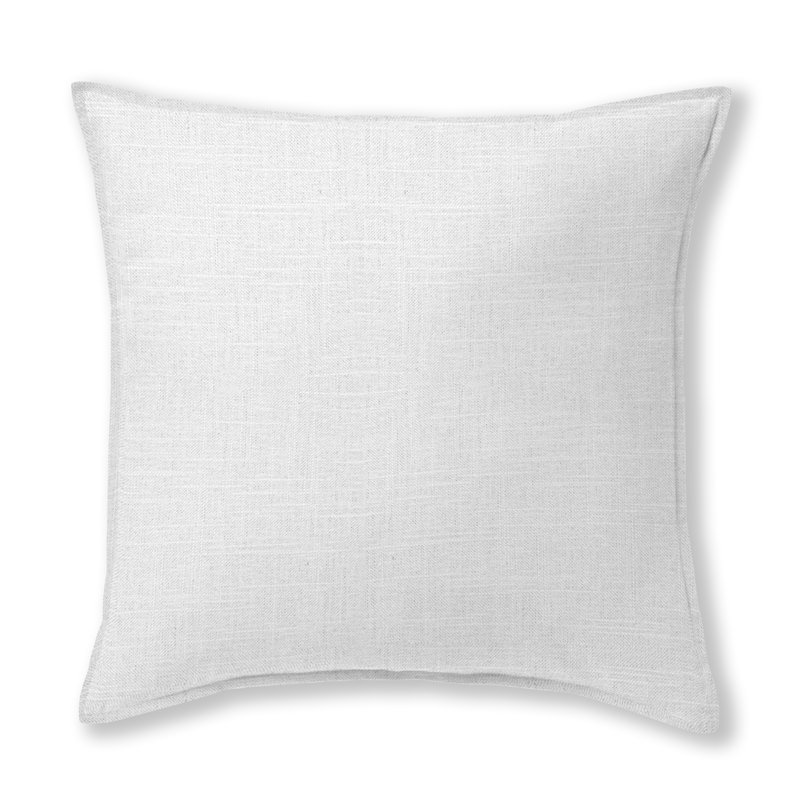 Housse et insert de coussin carré Luxe, 20 po X 20 po, Blanc