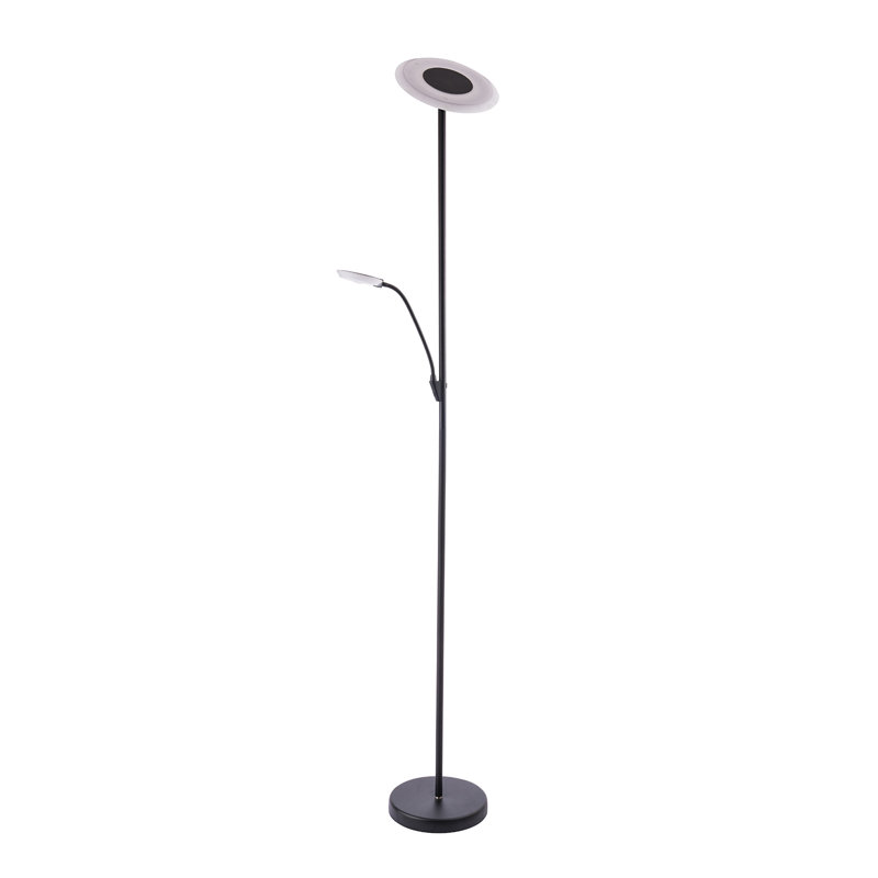 Lampe torchère sur pied 72 "à DEL, Noir