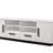 70.5" White Finish TV Stand With Drawers
