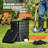 13 Gallons Plastic Odor Resistant Worm Bin with Latching Lid