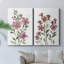 Tiges florales aquarelles I - Toile tendue avec châssis de qualité supérieure - Prêt à être accroché-1078279083