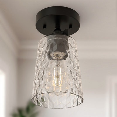 Adrianny 1-Light Flush Mounted Wall Sconce Pendant Lighting(3-Pack)