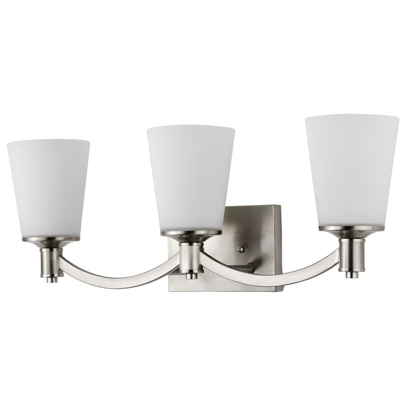 Alejandre 3 - Light Dimmable Vanity Light, Brushed Nickel