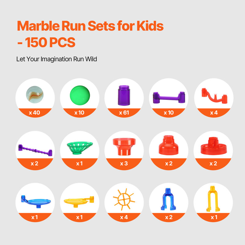 Marble Run Set 150 PCS Building