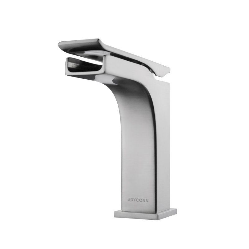 Robinet pour salle de bain à un trou, Nickel brossé