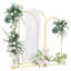 120cm W x 40cm D Steel Arbour-125281568