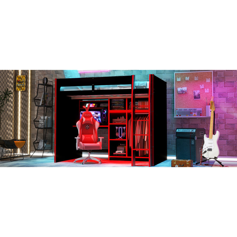 Bureau de jeu moderne en bois MDF