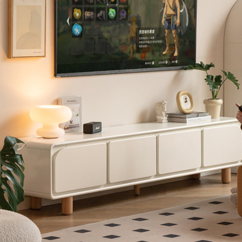 Meuble télé en bois de haute qualité, 70.86"
