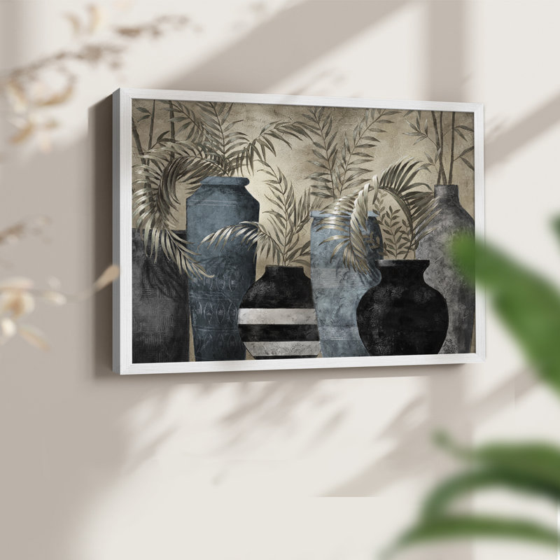 Exotic Vessels - Reproduction encadrée - Restickable, H 11 po x l 14 po, Blanc