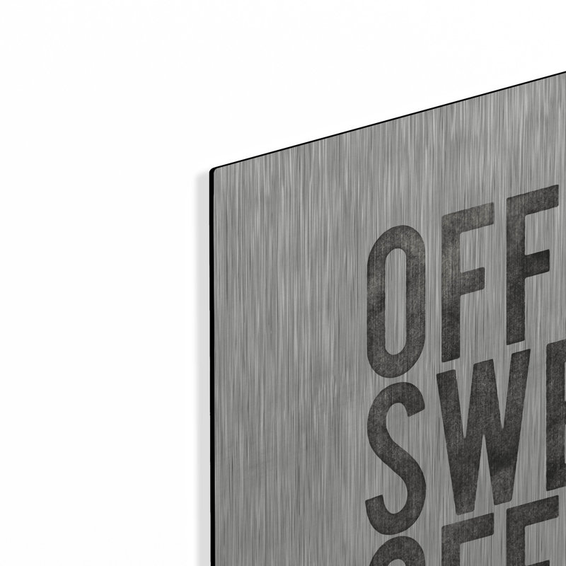 Art mural luxueux en métal «Work From Home 1» par Wild Apple, 24 po x 24 po, H 24 po x l 24 po
