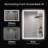LED Aluminum Framed Wall Mounted Bathroom Vanity Mirror with Dual Front & Back LED Strip Lights-227276791
