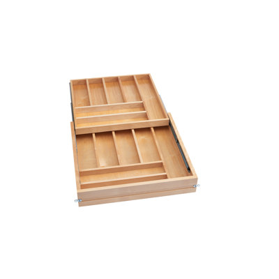 Tiered Cutlery Drawer Organizer Pull Out Pantry