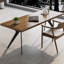 Bureaux rectangulaires en bois massif + fer-107558042-107558047