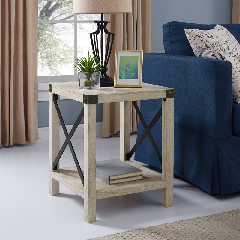 Tobergill End Table, White Oak