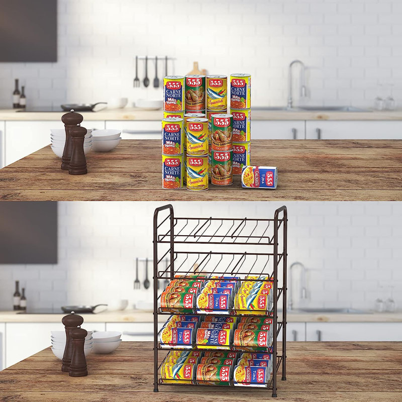 Deelip Freestanding Spice Rack, Bronze