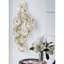 La garniture murale en fer doré 24 x 2 x 42 po ajoute une touche de glamour au style moderne pour des vérandas élégantes