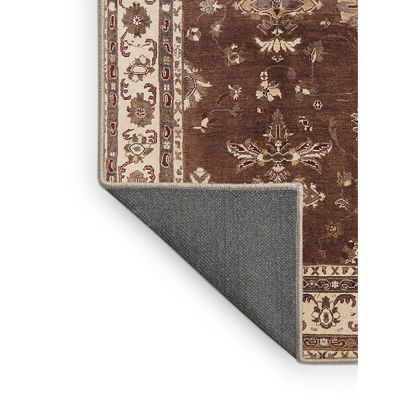 Tapis beige / brun Edmonton Edmonton, Rectangle 2 pi x 4 pi
