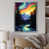 Impression argent sur toile encadrée