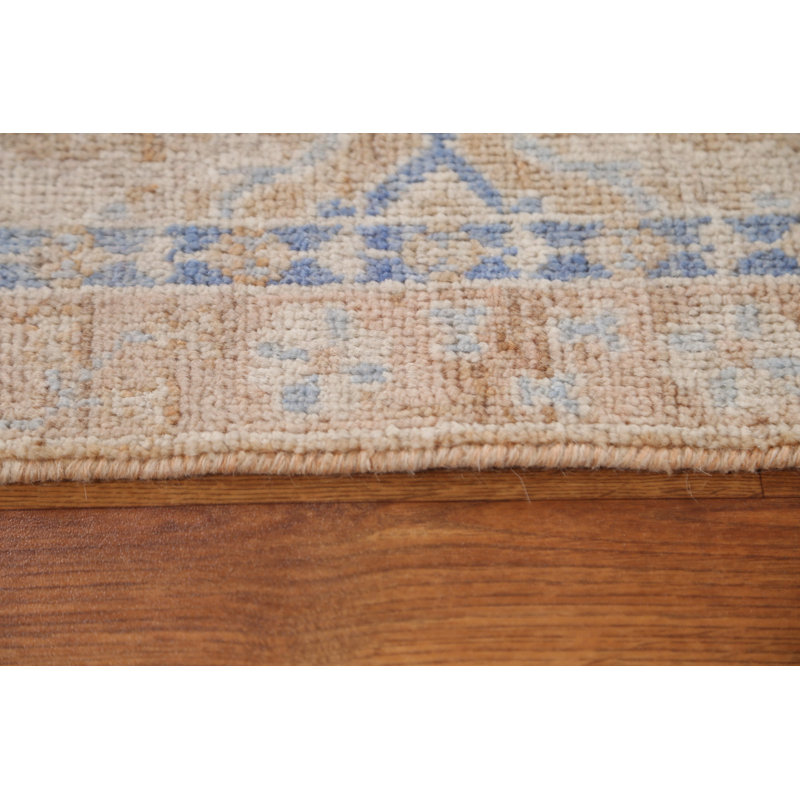 Tapis turc Oushak noué à la main 2 x 3
