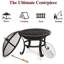 Bulle Round Steel Wood Burning Fire Pit