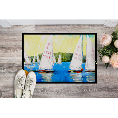 Sailboat Non-Slip Indoor Doormat