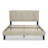 Dajai Upholstered Unfinished Platform Bed-955518760-955523318