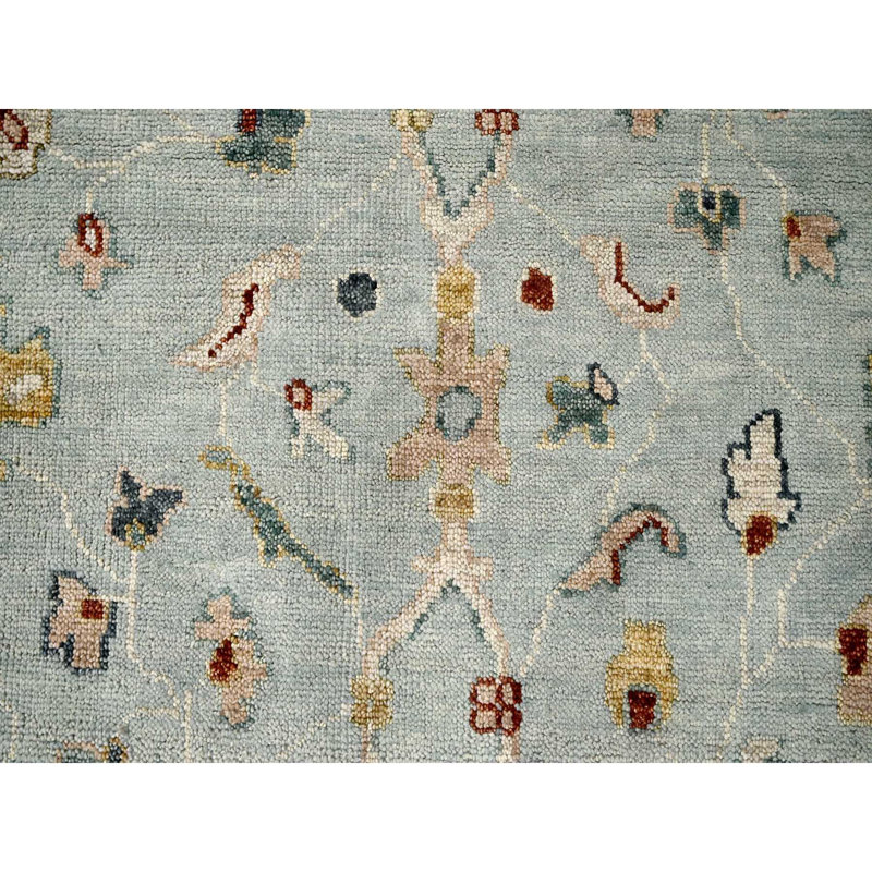 Whittany One-of-a-Kind 12' X 14'10" New Age Wool Area Rug Blue