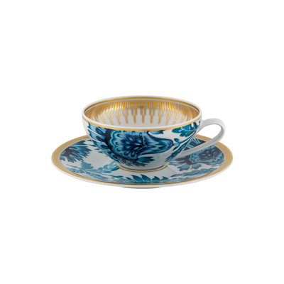 Gold Exotic Porcelain Teacup