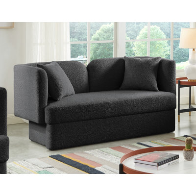 Marcel Boucle Fabric Loveseat