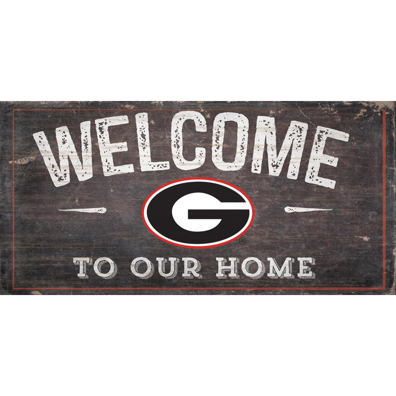 Décoration murale ncaa welcome, Georgia Bulldogs